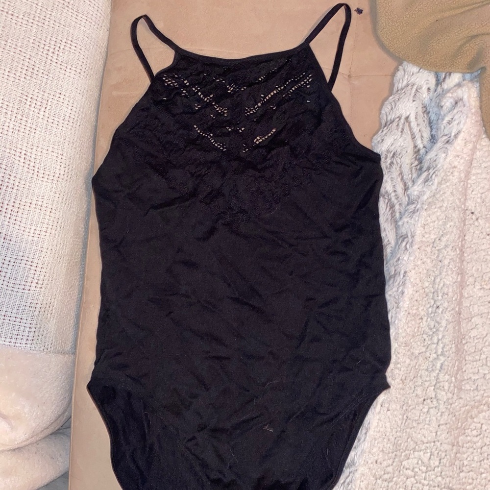 New Never Worn, Black Halter Top Body Suit